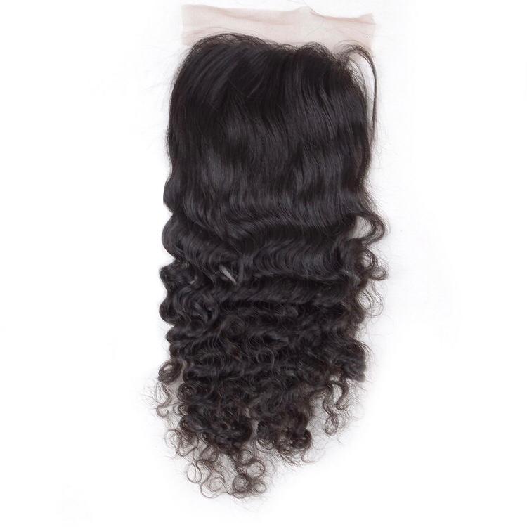 Luxury Brazilian Deep Curly 5x5 Closure